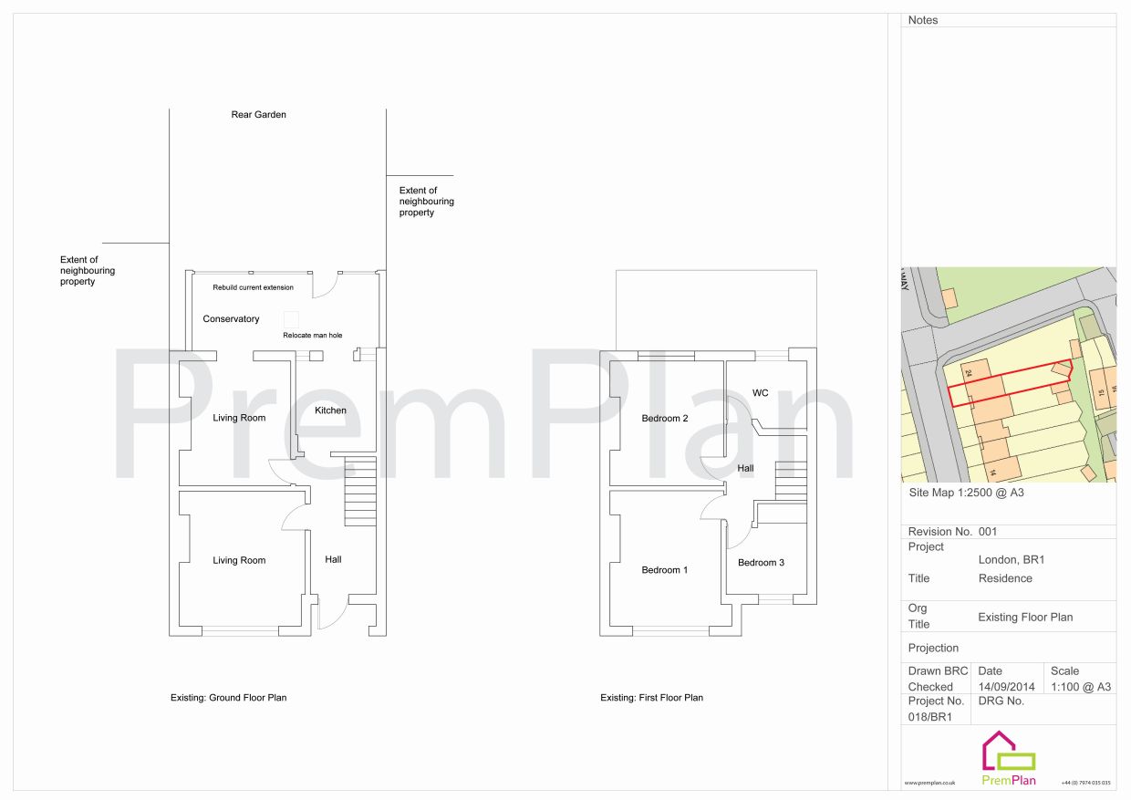 PREMPLAN - Residential Extension, Bromley